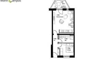 Exklusive 2 Zi-WE mit Balkon, Smart Home, off. Küche + EBK, Dusche, TG-STP-Nähe Peißnitz – Begonienstraße 29, 6122 Halle (Saale) – Vorschaubild 5