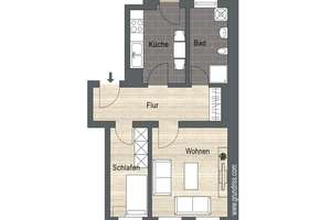 ** 1. Monat Kaltmietfrei ! ** Mit Balkon und inklusive neuer Einbauküche! – Graßdorfer Straße 12, 4315 Volkmarsdorf, Leipzig – Vorschaubild 10