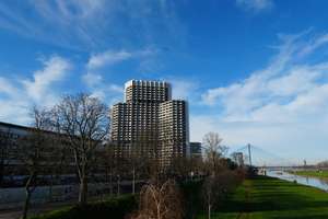 möblierte 3-Zimmer-Maisonettwohnung über den Dächern Mannheims – Blick auf den Neckar