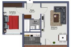 ***Heike Borchers Immobilien***Solide 2-Zimmer-Wohnung zur individuellen Nutzung***zentrale Lage*** – Die vollständige Adresse der Immobilie erhältst du vom Anbieter., 81737 Neuperlach, München – Vorschaubild 2