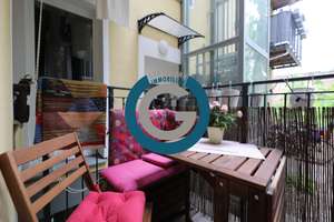 PRAKTISCHES HOCHPARTERRE - RUHIG IM HINTERHAUS MIT BALKON - FUSSLÄUFIG ZUM PARK AM GLEISDREIECK