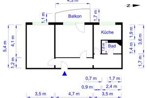 -2-Raum Wohnung mit Balkon zum Wohlfühlen- – Breiter Weg 36, 39104 Altstadt, Magdeburg – Vorschaubild 3