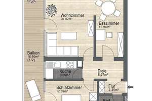 Schwabing-West: Sonnige 3-Zimmer Wohnung mit herrlichem Bergblick – Die vollständige Adresse der Immobilie erhältst du vom Anbieter., 80797 Am Luitpoldpark, München – Vorschaubild 20
