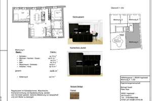 Exklusive 3,5 Zimmer 82m2 Wohnung mit Bad und Einbauküche in der Altstadt Ingolstadts (Whg 4)