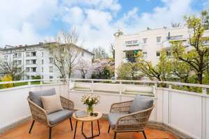 Edel und modern: Stilvolles 1-Zimmer-Apartment mit optimalem Schnitt und Balkon - direkt an der Isar