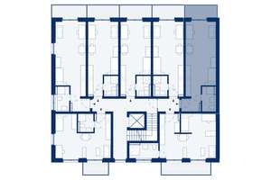 B20: 1-Zimmerwohnung im 2. OG mit Balkon zur Gartenseite – Hausdorffstraße 348, 53129 Dottendorf, Bonn – Vorschaubild 2
