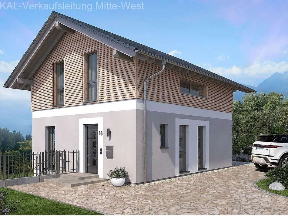 Designhaus am Berg Eingang