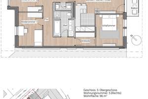 RUHIGE 4-RAUM WOHNUNG MIT LIFT IN LAUBEGAST – Die vollständige Adresse der Immobilie erhältst du vom Anbieter., 1279 Laubegast, Dresden – Vorschaubild 2