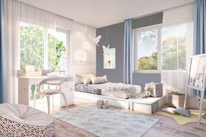 Effizienzhaus 55/KfW 55 - Doppelhaushälfte (3) mit Süd-West Garten im Märchenviertel von Waldperlach – Die vollständige Adresse der Immobilie erhältst du vom Anbieter., 81739 Waldperlach, München – Vorschaubild 4