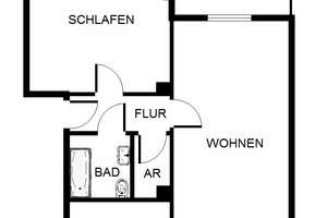 Stop! Interessante 2,5-Zimmer-Wohnung – Hans-Böckler-Allee 46, 45883 Feldmark, Gelsenkirchen – Vorschaubild 2