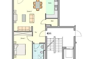 provisionsfrei - 2-Zimmerwohnung mit Loggia und Tiefgaragenstellplatz – Steckfeldstr. 43, 70599 Steckfeld, Stuttgart – Vorschaubild 4