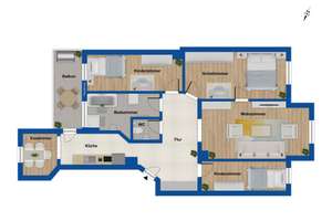 Denkmalschutz - 4-Zimmer Eigentumswohnung zur Eigennutzung oder Kapitalanlage! – Die vollständige Adresse der Immobilie erhältst du vom Anbieter., 4157 Gohlis-Mitte, Leipzig – Vorschaubild 12