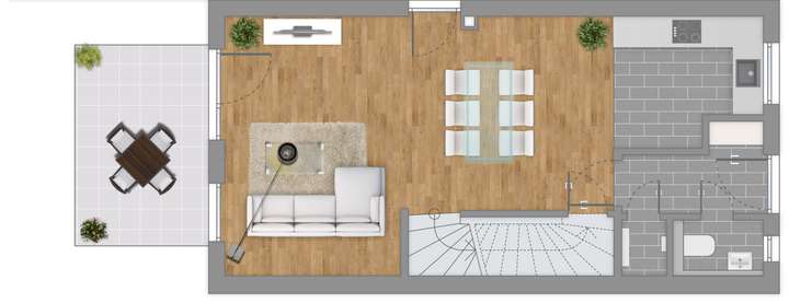 Erdgeschoss Eingang Links