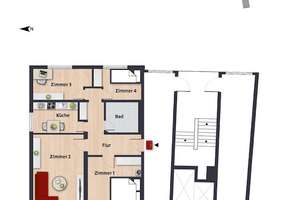 Schöne Wohnung mit einer Loggia // 9.OG Wohnung 5 – Theodor-Heuss-Str. 28, 38444 Detmerode, Wolfsburg – Vorschaubild 14