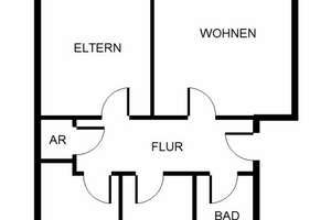 Preiswerte und günstig geschnittene 3-Zimmer-Wohnung – Robert-Cauer-Str. 18, 64287 Darmstadt-Ost, Darmstadt – Vorschaubild 2