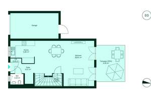 Reihenendhaus mit Garten, Terrasse, Garage und Studio – Alte Jülicher Straße 109, 52353 Nord-Düren, Düren – Vorschaubild 10
