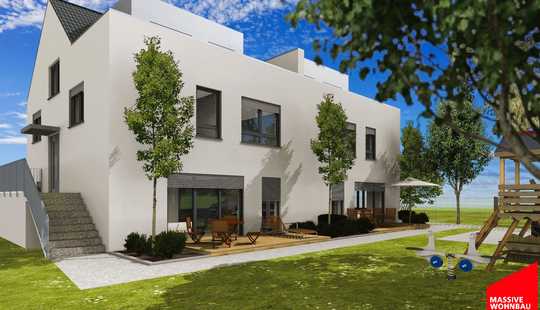 Bild von Moderne DHH mit Garten und Dachterrasse