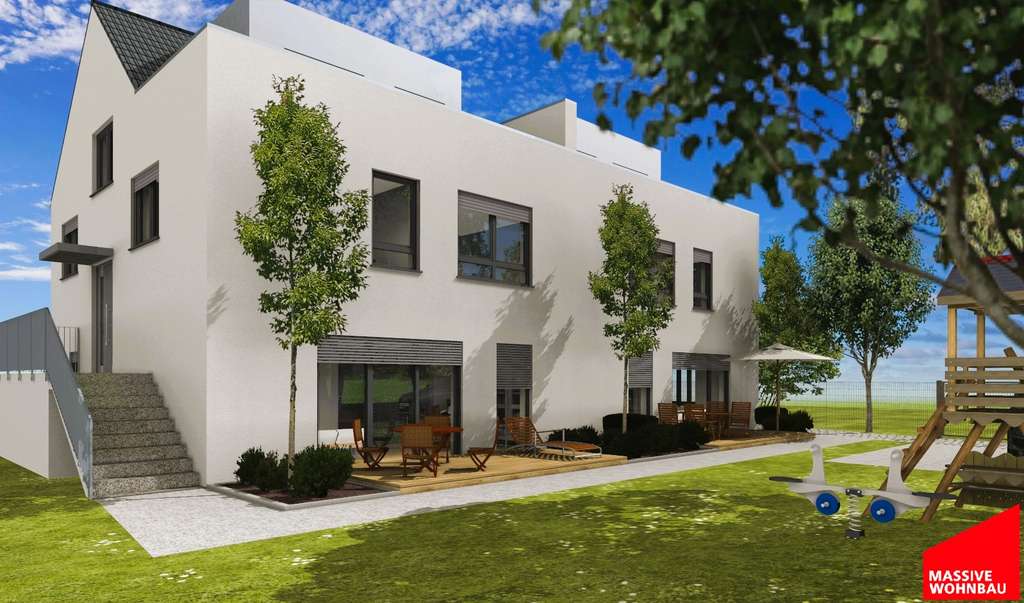Moderne DHH mit Garten und Dachterrasse