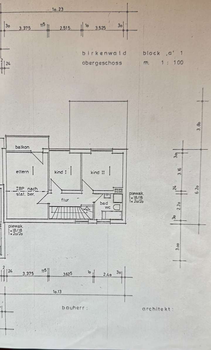 Grundriss Obergeschoss
