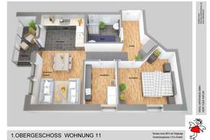 Seniorengerecht und Barrierefrei Wohnen (34 Wohnungen von 34qm - 69qm) – Sprödentalstraße 24, 47799 Cracau, Krefeld – Vorschaubild 8