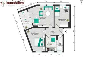 Wohlfühloase in Cracau – Moderne 3-Zimmer-Eigentumswohnung mit Balkon und Grünblick – Die vollständige Adresse der Immobilie erhältst du vom Anbieter., 39114 Cracau, Magdeburg – Vorschaubild 8