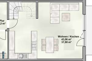 Neubau eines Reihenmittelhauses, ruhig und grün gelegen in Augsburg im schönen Stadtteil Göggingen – Die vollständige Adresse der Immobilie erhältst du vom Anbieter., 86199 Göggingen-Süd, Augsburg – Vorschaubild 9