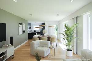 Schöne 5-Zi-Gartenwohnung eben mit 87 m² Garten