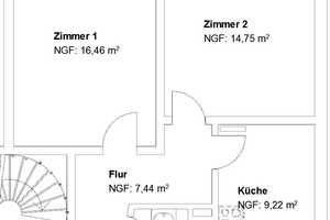 2 ZKB in Uninähe, WG-geeignet! – Gartenstraße 64, 34125 Kassel – Vorschaubild 2