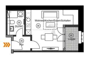 Hochwertige 1-Raum-Wohnung mit Loggia und Aufzug am Pelzmühlenteich – Pelzmühlenstraße 26, 9117 Rabenstein, Chemnitz – Vorschaubild 7