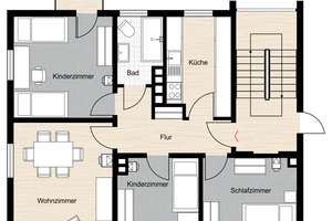 Zentral & ruhig: renovierte 4-Zimmer-Wohnung mit 2 Loggien – Die vollständige Adresse der Immobilie erhältst du vom Anbieter., 89231 Neu-Ulm – Vorschaubild 10