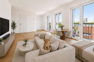 SCHWIND IMMOBILIEN - lichtdurchflutete Wohnung mit innovativem Cabrio-Wintergarten