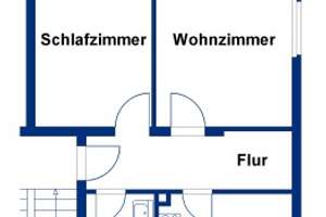 Stadtnahe 2‑Zimmer‑Wohnung – Loggia von Wohn- und Schlafzimmer begehbar – Beethovenring 25, 38440 Hohenstein, Wolfsburg – Vorschaubild 4