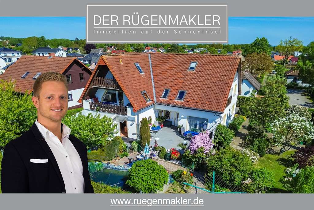 Immobilie in Putbus - Wassernähe u. Feldrandlage! Mehrfamilien-/Mehrgenerationenhaus mit Keller in 18581 Putbus-Lauterbach - Bild 0