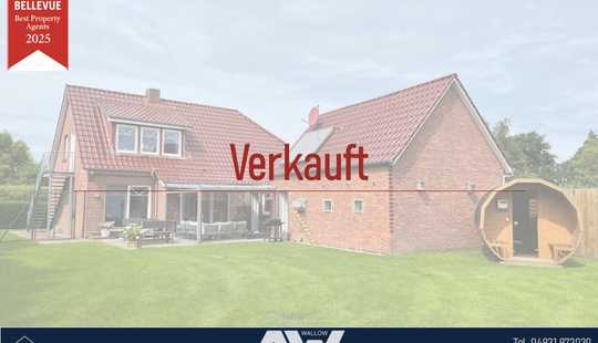 Bild von Top gepflegtes Wohnhaus mit ELW, Nebengebäude und Fasssauna im schönen Ostermarsch