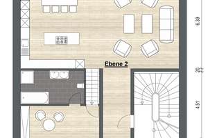 Solitär in Essen-Werden: Exklusive Maisonette mit Loftcharakter und historischem Charme – Die vollständige Adresse der Immobilie erhältst du vom Anbieter., 45239 Werden, Essen – Vorschaubild 4