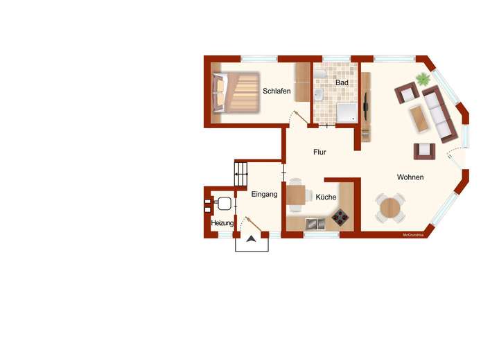 Grundriss EG Anbau nicht masss