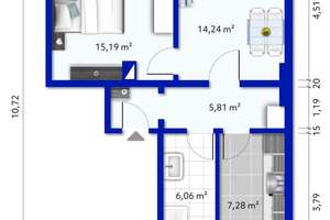 Vielseitiges Wohnerlebnis – 2-Zimmer-Wohnung plus 19 m² Extra-Raum im Dachgeschoss – Die vollständige Adresse der Immobilie erhältst du vom Anbieter., 42389 Langerfeld-Beyenburg, Wuppertal – Vorschaubild 6