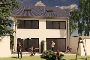 Neubau DHH mit Keller, A+, KfW 40, PV Anlage, Fußbodenheizung,  mit Grundstück zum Festpreis!