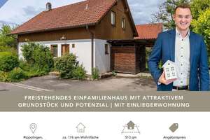 LFI | Freistehendes Einfamilienhaus mit tollem Grundstück und viel Potenzial | mit Einliegerwohnung – Am Käferhölzle 7, 79713 Bad Säckingen – Vorschaubild 1
