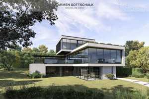 Meister der Form - High-End-Villa mit Seeblick, Tiefgarage und Infinity-Pool – Starnberg (Kreis) – Vorschaubild 1