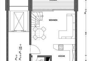 Möblierte 2-Zimmer-Maisonette-Wohnung mit Einbauküche, Balkon und Rheinblick – Anna-Schneider-Steig 9, 50678 Altstadt/Süd, Köln – Vorschaubild 14