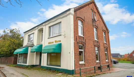 Bild von Wohn- und Geschäftshaus im Herzen von Pewsum – vielseitig nutzbar