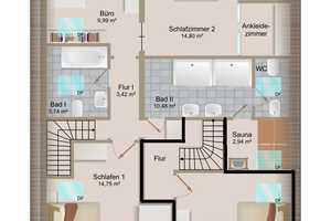 Exklusives Ferienhaus mit zwei Wohneinheiten in Traumlage – komplett möbliert, sofort nutzbar! – Aurich (Kreis) – Vorschaubild 44