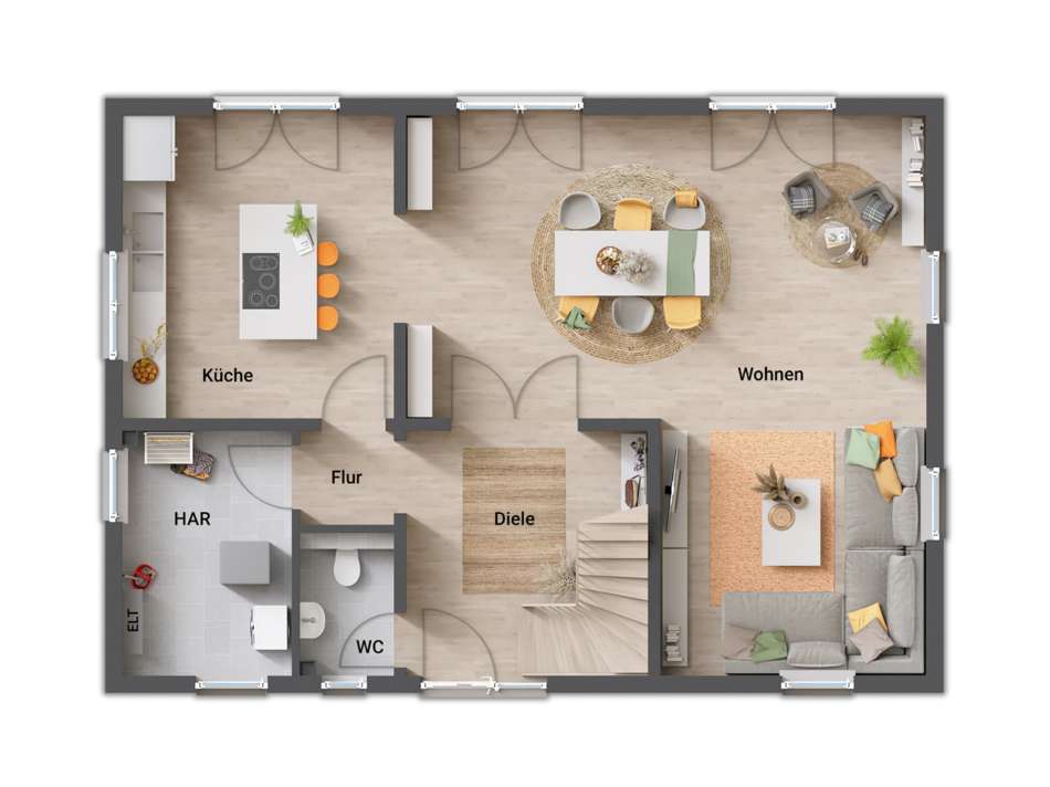 Grundrissbeipsiel EG