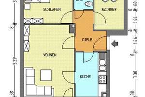 Sanierte 2,5-Zimmer-Wohnung mit Balkon – Goebelstr. 116, 13627 Charlottenburg-Nord, Berlin – Vorschaubild 2
