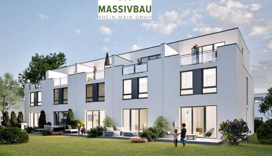 Bild von NEUBAU REIHENHAUS IN OSTHOFEN - STEIN AUF STEIN VON DER MASSIVBAU RHEIN-MAIN