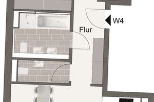 Lage, Lage, Hölderlinplatz! 3-Zimmer-Wohnung mit Neubau-Standard – 70193 Hölderlinplatz, Stuttgart – Vorschaubild 12