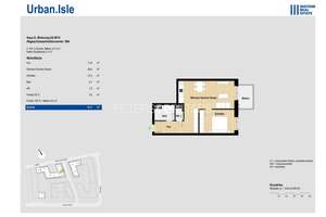 + Teilmöbliert! + Neubauwohnung mit Balkon in Rothenburgsort + Urban.Isle + – Billhorner Kanalstraße 58, 20539 Rothenburgsort, Hamburg – Vorschaubild 9