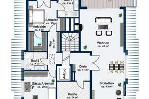 Exklusiver Wohntraum über den Dächern von Idstein – außergewöhnliches Penthouse im Taunusviertel – Die vollständige Adresse der Immobilie erhältst du vom Anbieter., 65510 Idstein – Vorschaubild 20