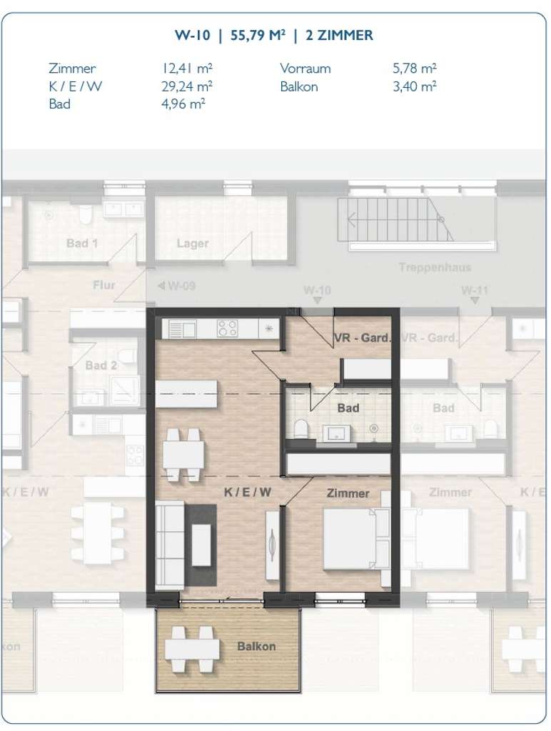Immobilie in Fischen im Allgäu - -reserviert- Wohnen am Auerhof - Ferienwohnung 10 Haus A - Bild 3